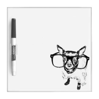 Chihuahua Dog Illustration Drawing Dry Erase Board