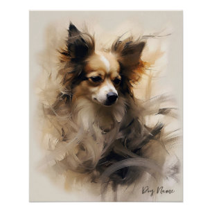 Chihuahua Dog in the wind 001 - Yacobsen Derosana Poster
