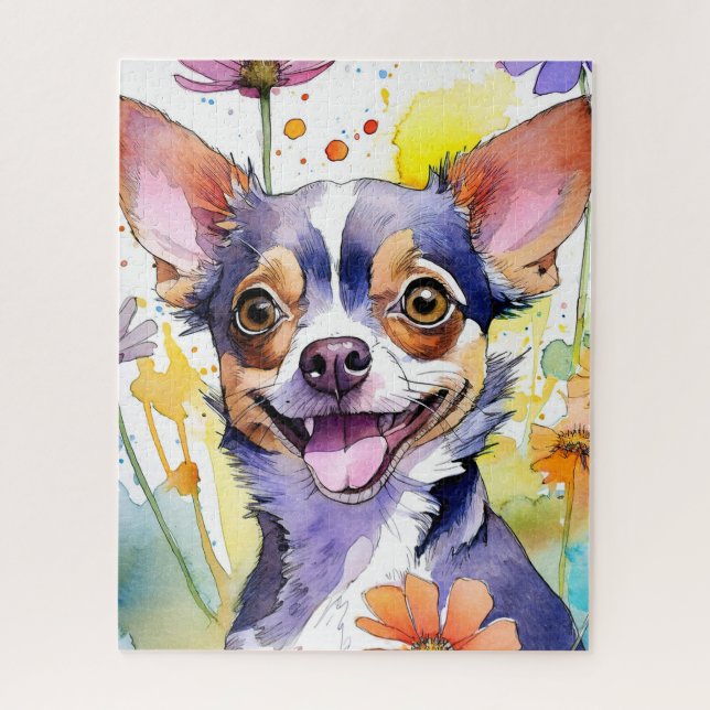 Chihuahua Dog Jigsaw Puzzle (Vertical)