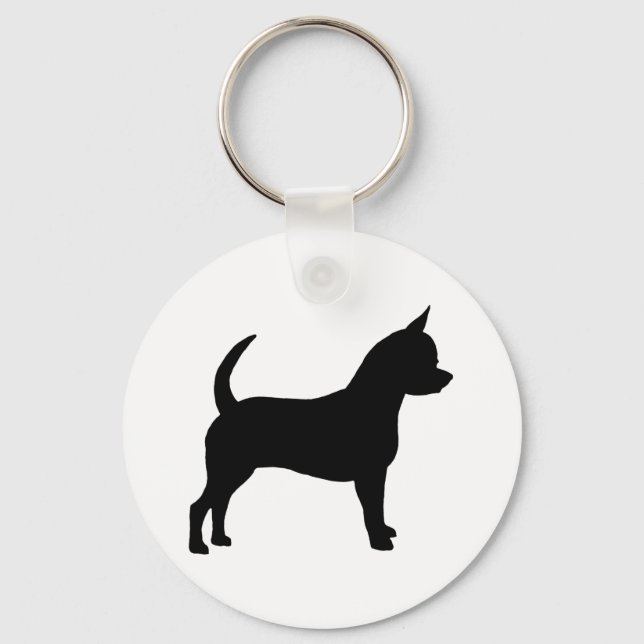 Chihuahua Dog Keychain (Front)