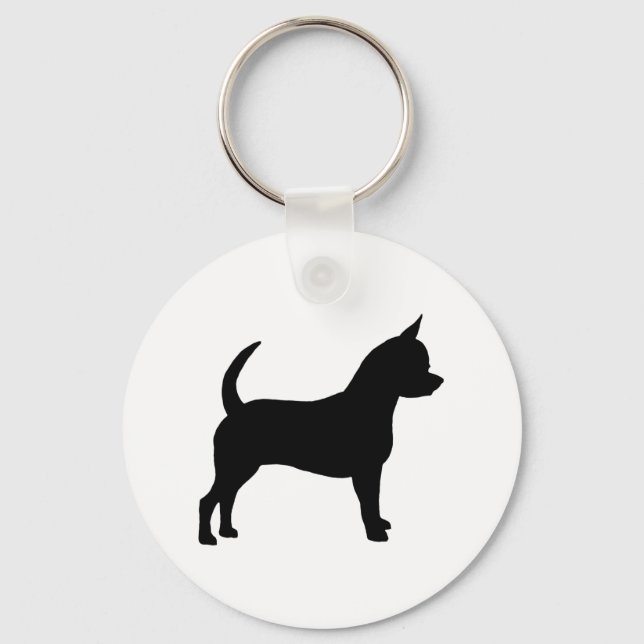 Chihuahua Dog Keychain (Front)