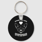 Chihuahua Dog Long Coat Keyring Keychain Bag Charm Gift In Black - Foto 3