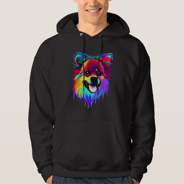 Chihuahua dog lover pet mom dad Funny quotes Fans  Hoodie (Front)