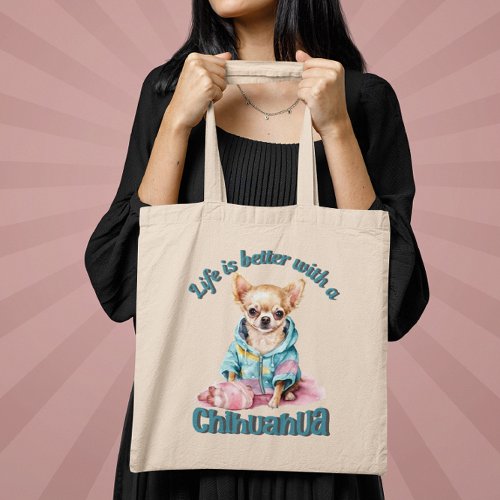 Chihuahua Dog_Lover Tote Bag