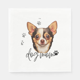 Chihuahua Dog Mom  Napkins