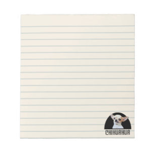 Chihuahua dog notepad