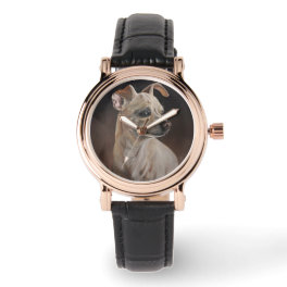 Chihuahua Dog Painting Watch