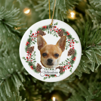 Chihuahua dog Personalized Pet Ornament