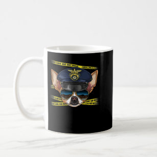 Chihuahua Dog Police Chihuahua K9 Dog Lover 186 Ch Coffee Mug