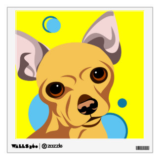Chihuahua Dog Portrait Wall Decal