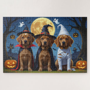 Chihuahua Dog Pumpkin Halloween Funny Jigsaw Puzzle