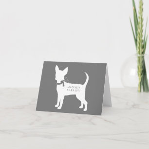 Chihuahua Dog Puppy Note Card
