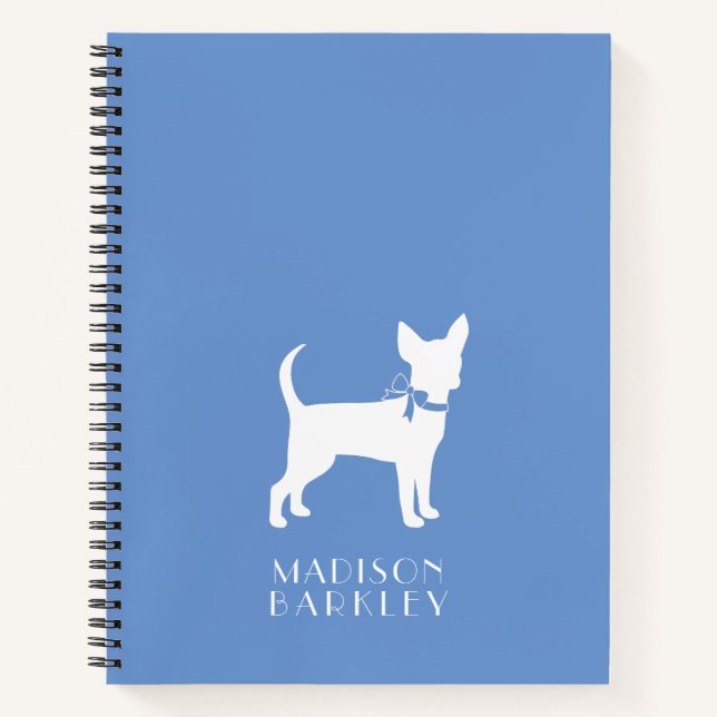 Chihuahua Dog Puppy Notebook (Front)