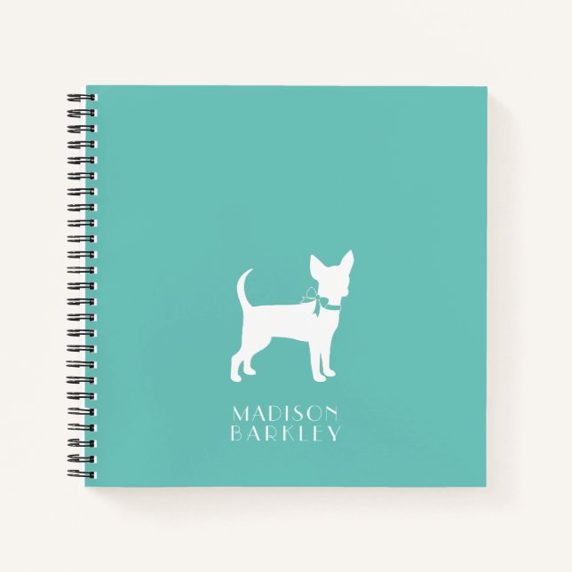Chihuahua Dog Puppy Notebook (Front)