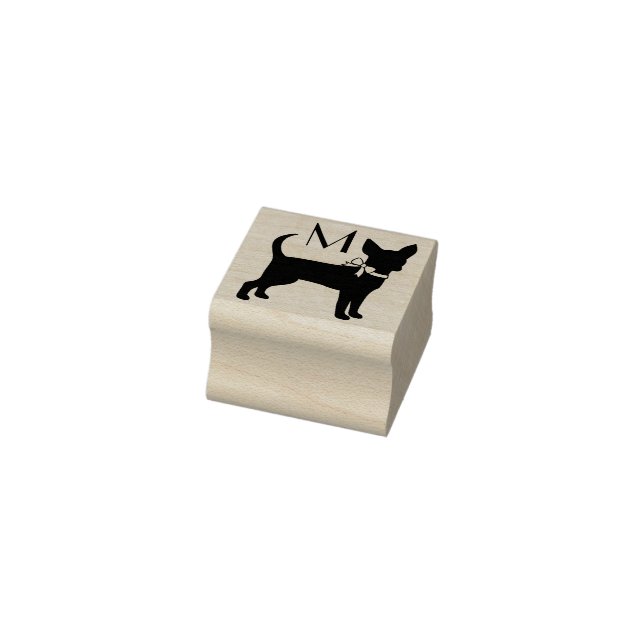 Chihuahua Dog Puppy Rubber Stamp (Stamp)