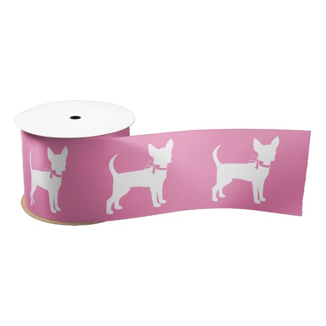 Chihuahua Dog Puppy Satin Ribbon (Spool)