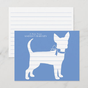 Chihuahua Dog Puppy Thank You Card