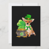 Chihuahua Dog Shamrock St Patricks Day Dog Irish (Front)