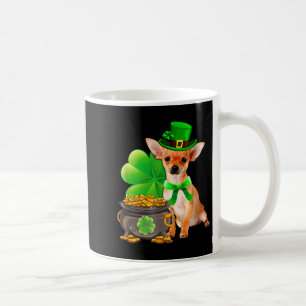 Chihuahua Dog Shamrock St Patricks Day Dog Irish G Coffee Mug