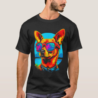 Chihuahua Dog Sunglasses T-Shirt