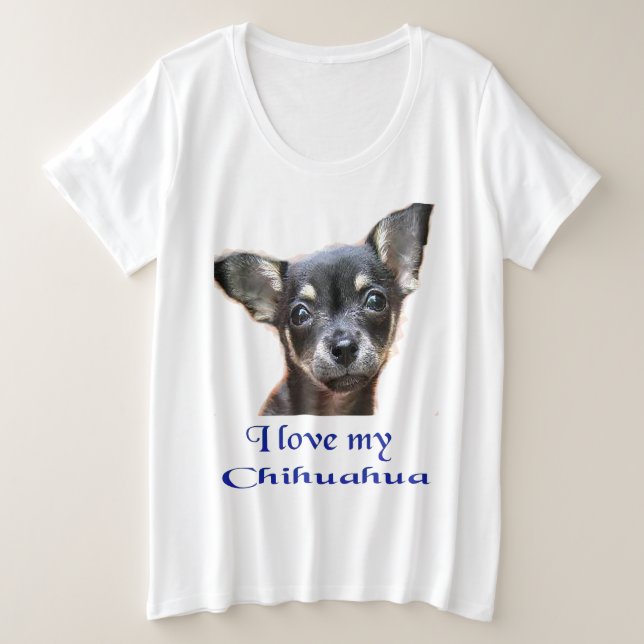 Chihuahua Dog t-shirts (Design Front)