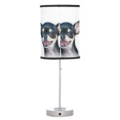 Chihuahua dog table lamp (Back)