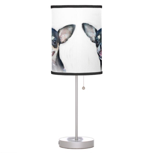 Chihuahua dog table lamp (Left)