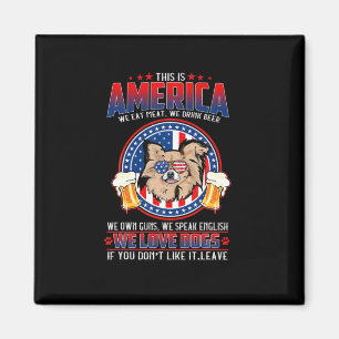 Chihuahua Dog This America 4Th Of July Magnet