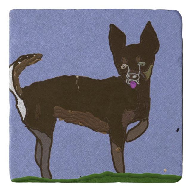 Chihuahua dog trivet (Front)