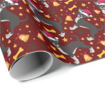 Chihuahua Dog With Santa Hat Christmas Wrapping Pa Wrapping Paper<br><div class="desc">Cute Pattern Chihuahua Dog With Santa Hat Christmas Wrapping Paper</div>