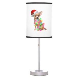 Chihuahua Dogs Tree Christmas Sweater Xmas Gifts P Table Lamp