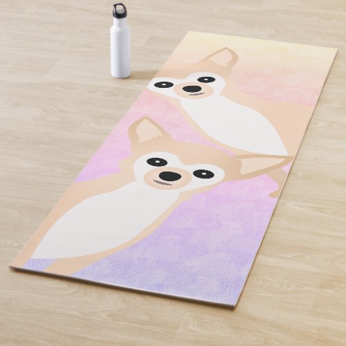 Chihuahua Downward Dog Workout Yoga Mat