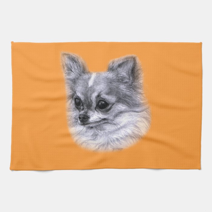 Chihuahua Drawing Towel