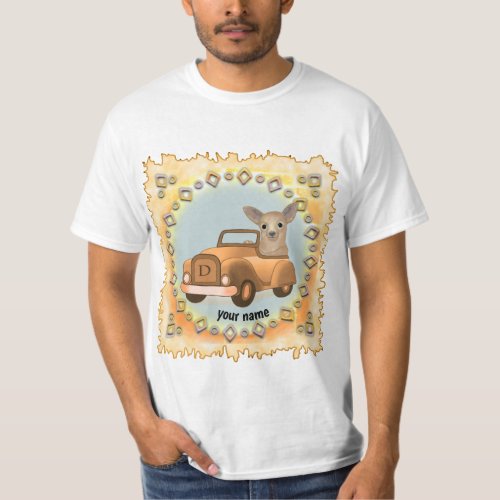 Chihuahua Driving Car T_Shirt