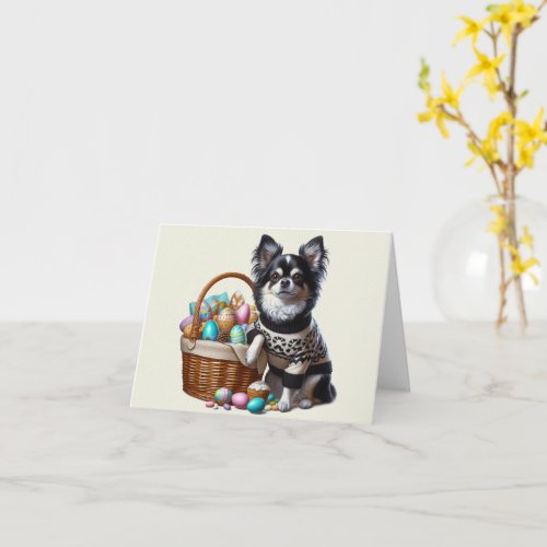 Chihuahua Easter Downloadable Card