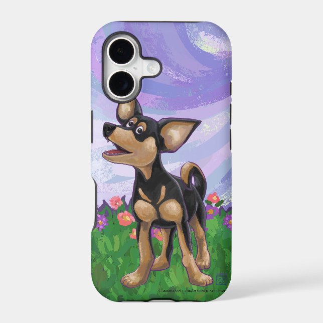 Chihuahua Electronics Iphone Case (Back)