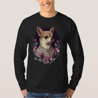 Chihuahua  English Lady Women Dress Dog Great Brit T-Shirt