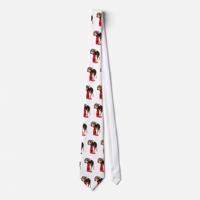 Chihuahua executive neck tie (Front)