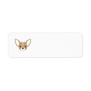 Chihuahua Face Label