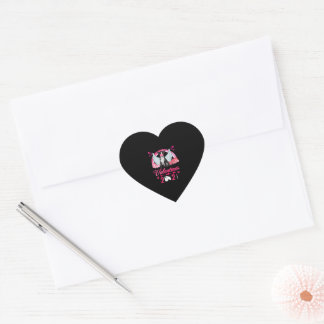 Chihuahua Face Mask Valentines 2021 Funny Dog Love Heart Sticker