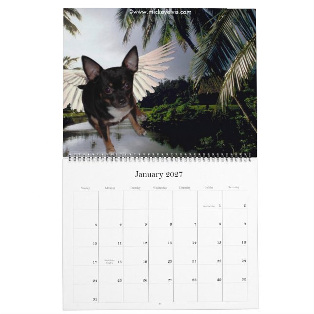 Chihuahua Fantasy Art Calendar 2009 (Jan 2027)