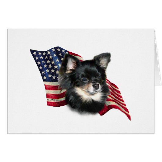 Chihuahua Flag Cards (Front Horizontal)
