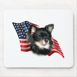 Chihuahua Flag Mouse Pad