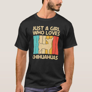 Chihuahua For Girls Kids Pet Owner Dog  Chiwawa T-Shirt