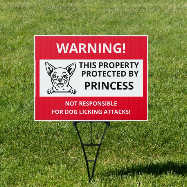 CHIHUAHUA  | Funny Beware of Dog Sign (Insitu)