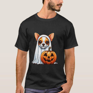 Chihuahua Ghost Pumpkin Halloween Fall Costume T S T-Shirt