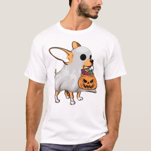 Chihuahua Ghost Pumpkin Halloween Shirt