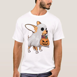 Chihuahua Ghost Pumpkin Halloween Shirt