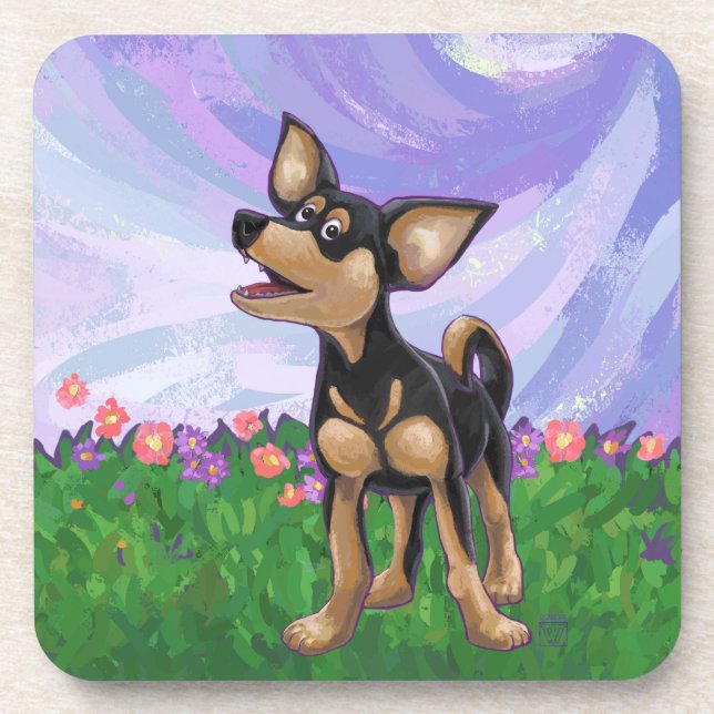 Chihuahua Gifts & Accessories Coaster (Front)