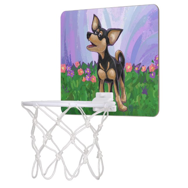 Chihuahua Gifts & Accessories Mini Basketball Hoop (Left)